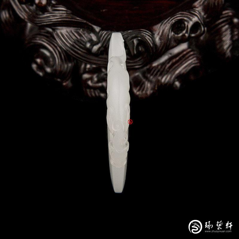 【琢藝軒】新疆和田玉一級(jí)白玉籽玉掛件 梳子 15克