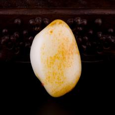 【琢艺轩】新疆和田红皮一级白玉籽玉 原石 102.6克