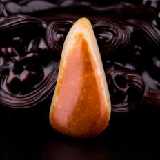 【琢藝軒】新疆和田玉紅皮白玉籽玉 原石 19克