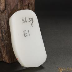 【琢藝軒】新疆和田玉白皮一級白玉 原料 86.4克