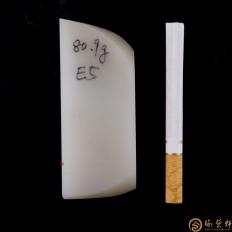 【琢藝軒】新疆和田玉白皮白玉籽玉 原料 80.9克