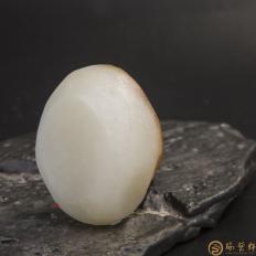 【琢艺轩】新疆和田玉红皮白玉籽玉 原料 49.8克