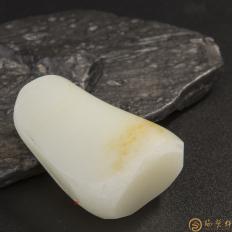 【琢藝軒】新疆和田玉黃皮白玉籽玉 原料 66.5克