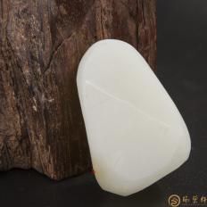 【琢藝軒】新疆和田玉黃皮白玉籽玉 原料 66.5克