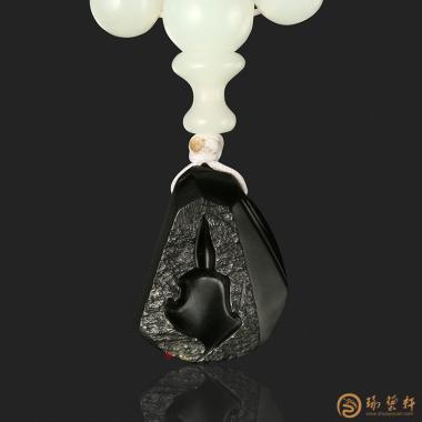 【琢藝軒】新疆和田白玉籽玉手串 108顆 84.8克