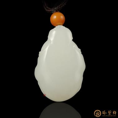 【琢藝軒】新疆和田白玉籽玉掛件 彌勒佛 14克