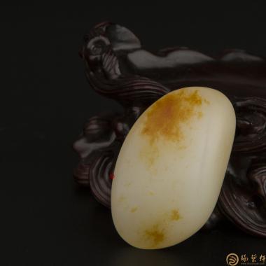 【琢艺轩】新疆和田红皮一级白玉籽玉 原石 20.2克