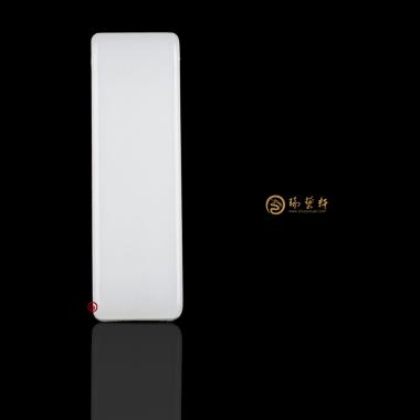 【琢藝軒】新疆和田一級(jí)白籽玉掛件 平安無事牌 20克