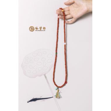 【琢藝軒】涼山南紅瑪瑙 手鏈 56克